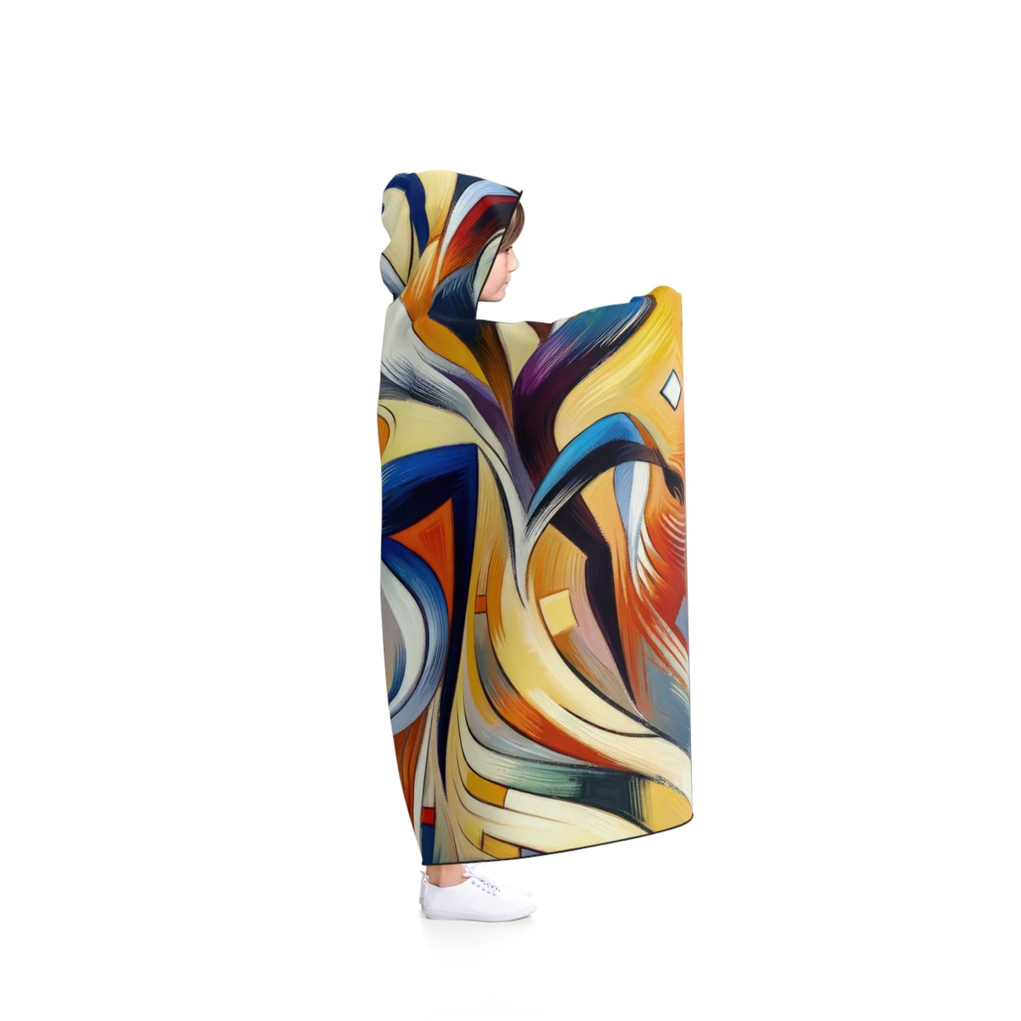 Wisdom Dance Inquiry Hooded Blanket - ATUH.ART
