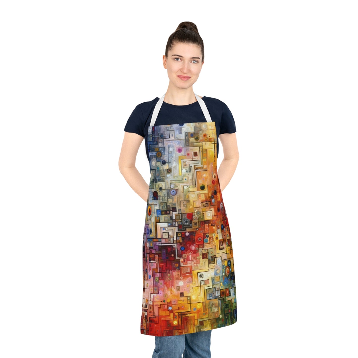 Witty Conversation Tapestry Adult Apron (AOP) - ATUH.ART