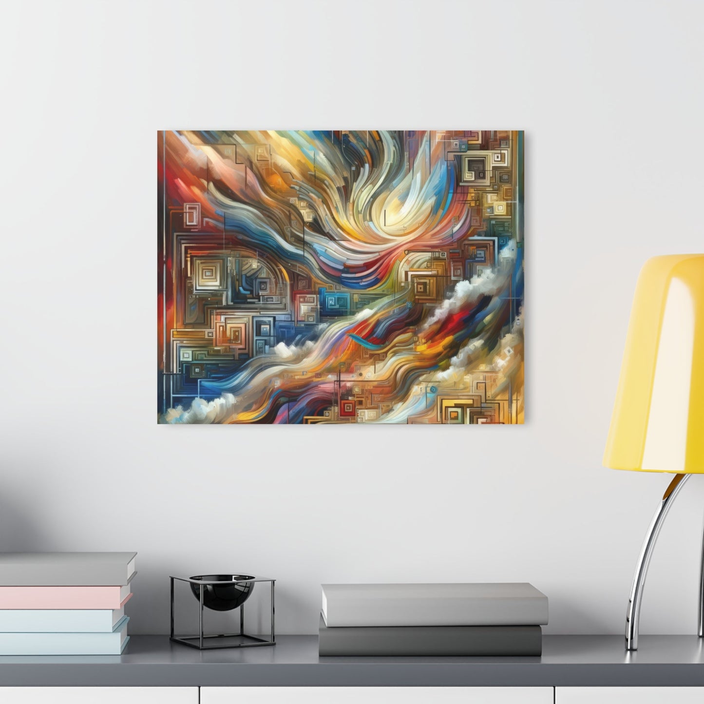 Woven Progress Tapestry Acrylic Prints (French Cleat Hanging) - ATUH.ART