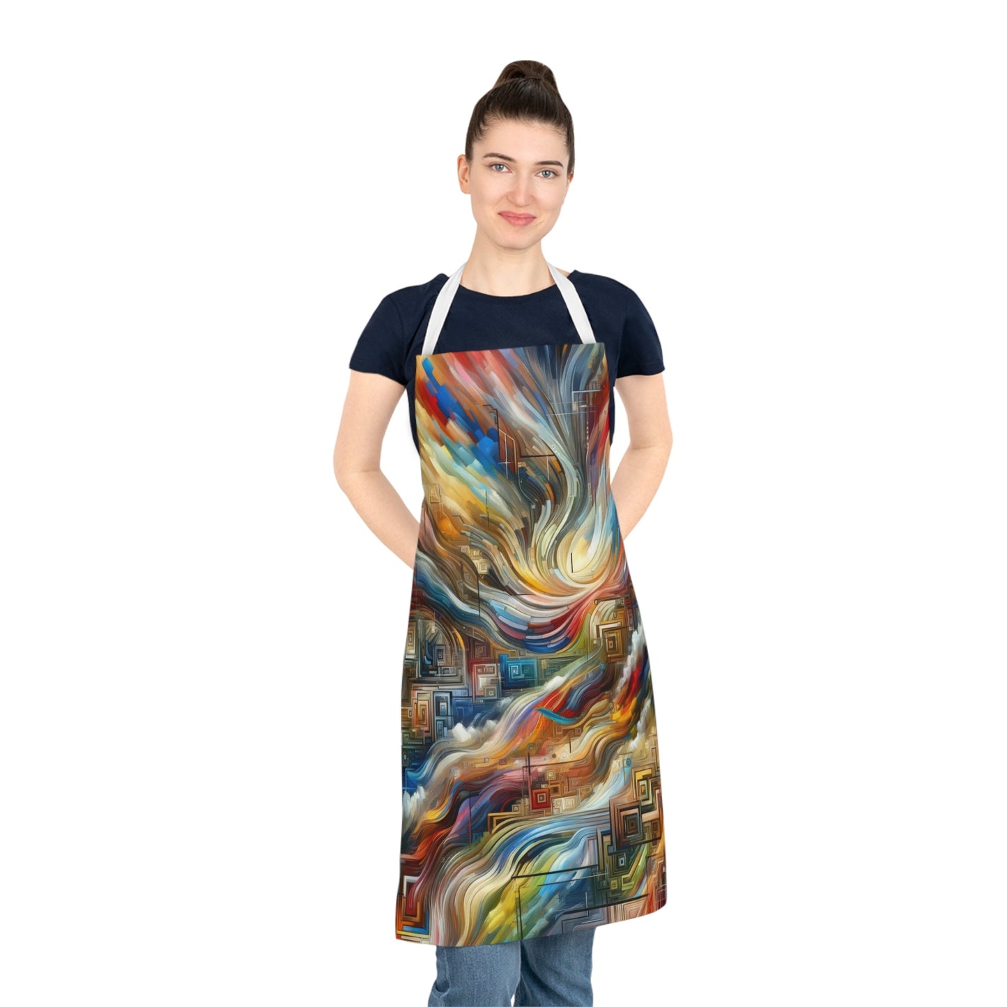 Woven Progress Tapestry Adult Apron (AOP) - ATUH.ART