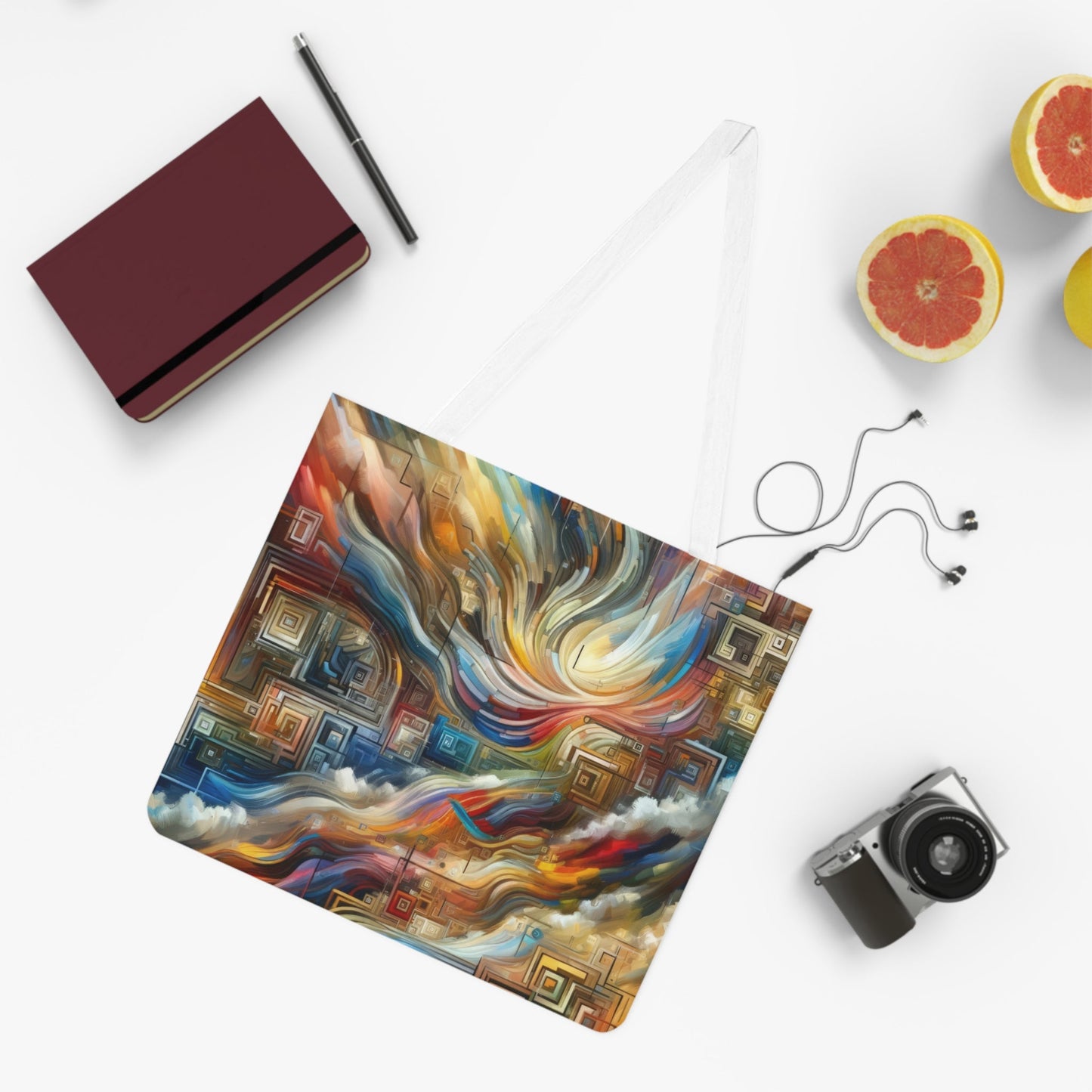 Woven Progress Tapestry Shoulder Tote Bag (AOP) - ATUH.ART