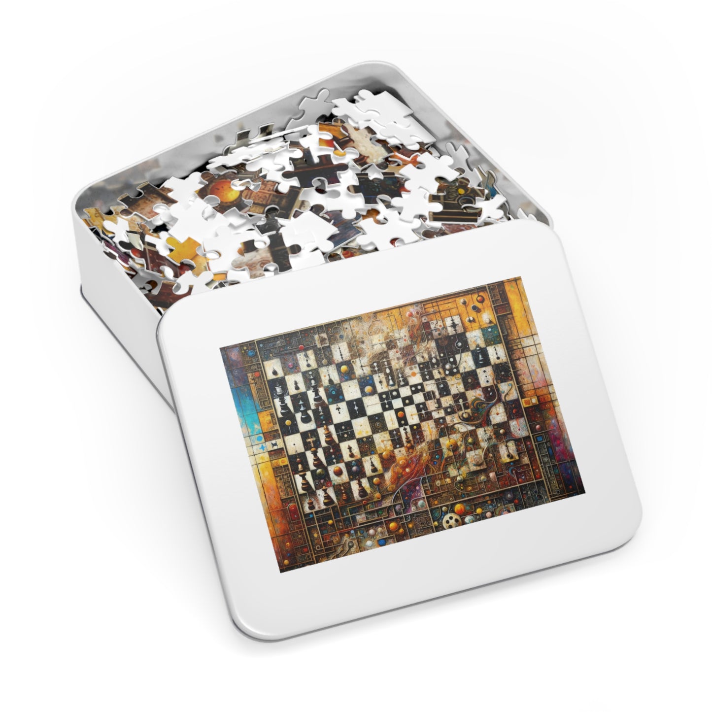 Cosmic Chess Integration Jigsaw Puzzle (30, 110, 252, 500,1000-Piece)