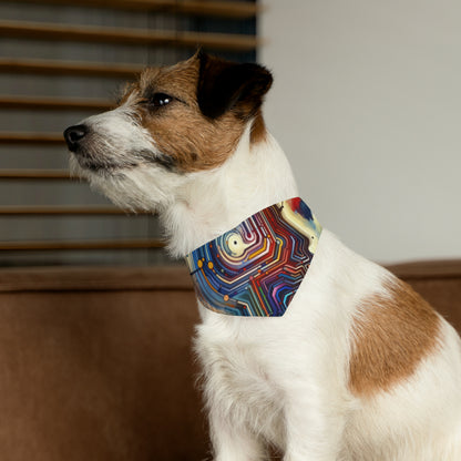 Supportive Digital Empathy Pet Bandana Collar