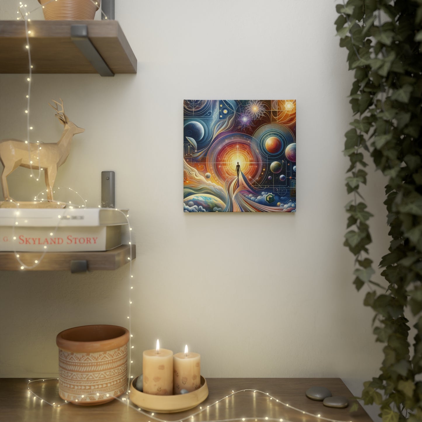 Unified Cosmic Alignment Canvas Photo Tile