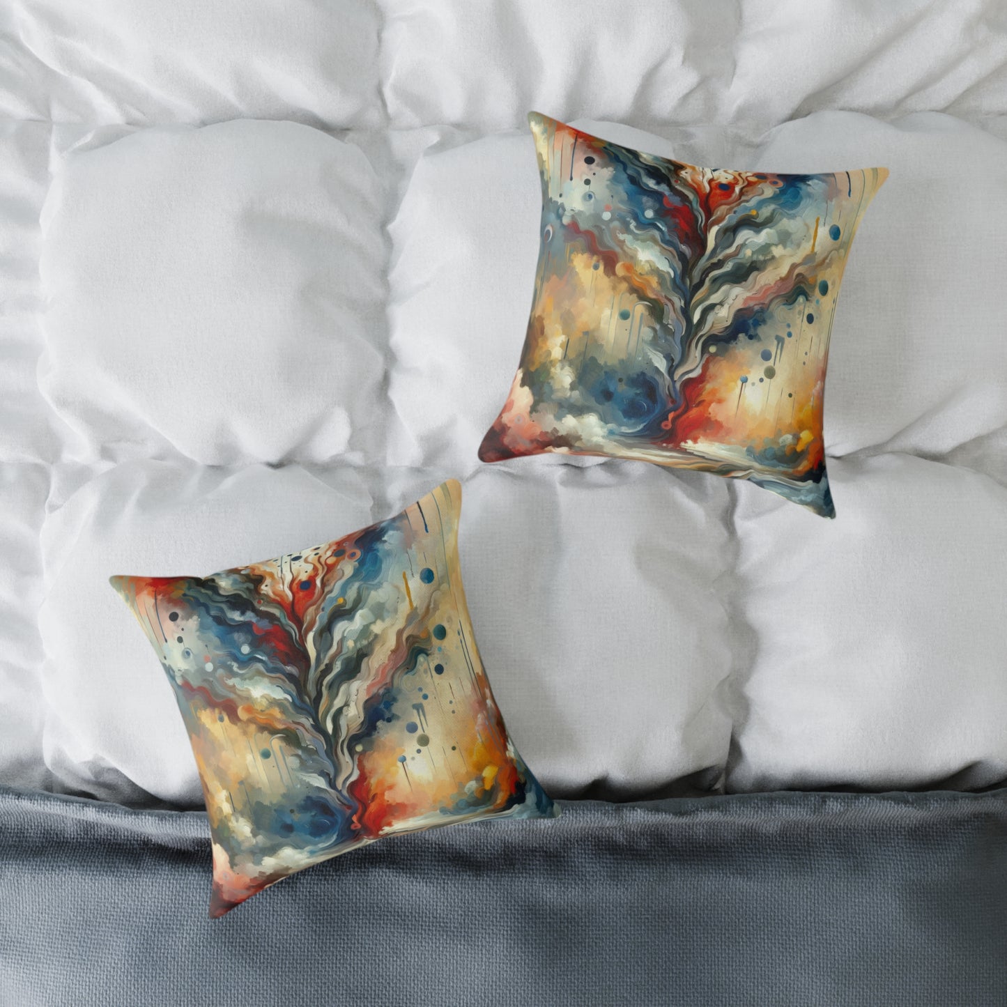 Abstract Forgiveness Offering Spun Polyester Pillow