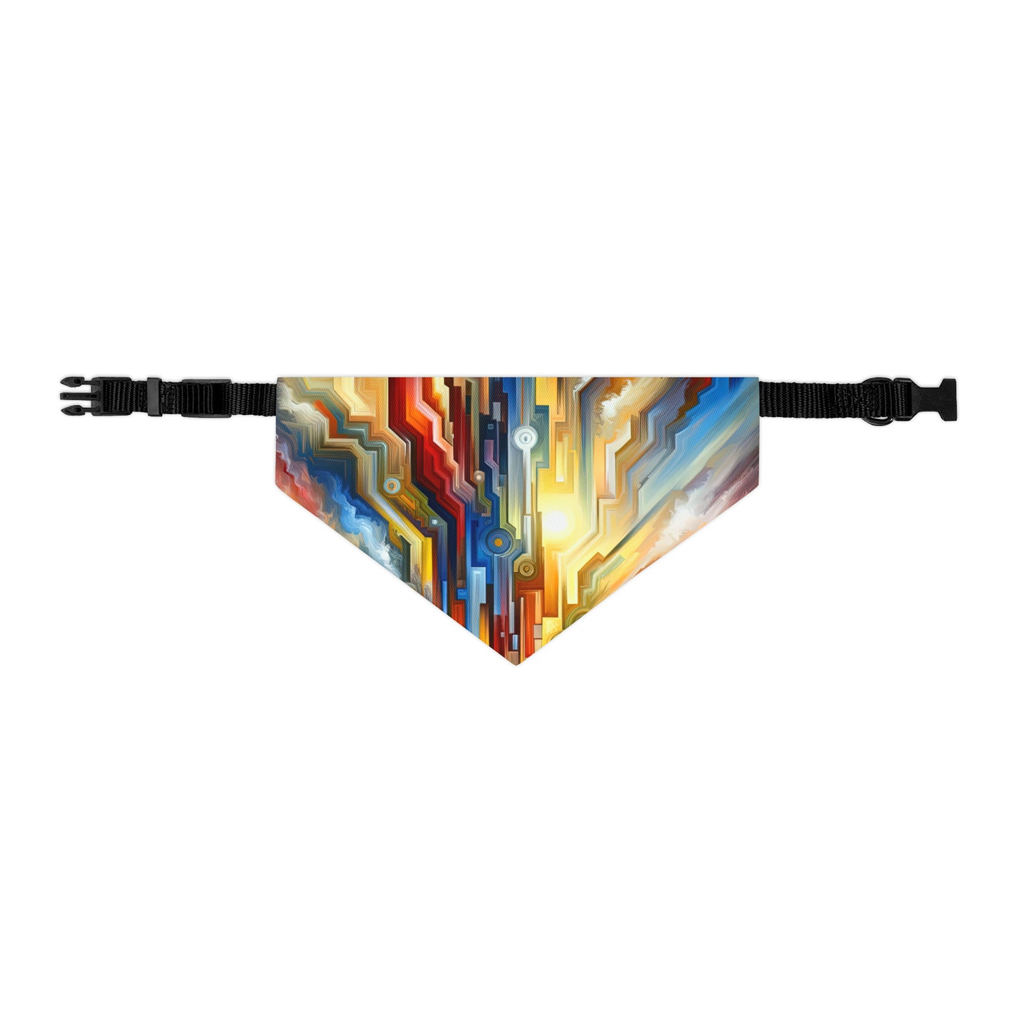 Unity Abstract Vibrancy Pet Bandana Collar