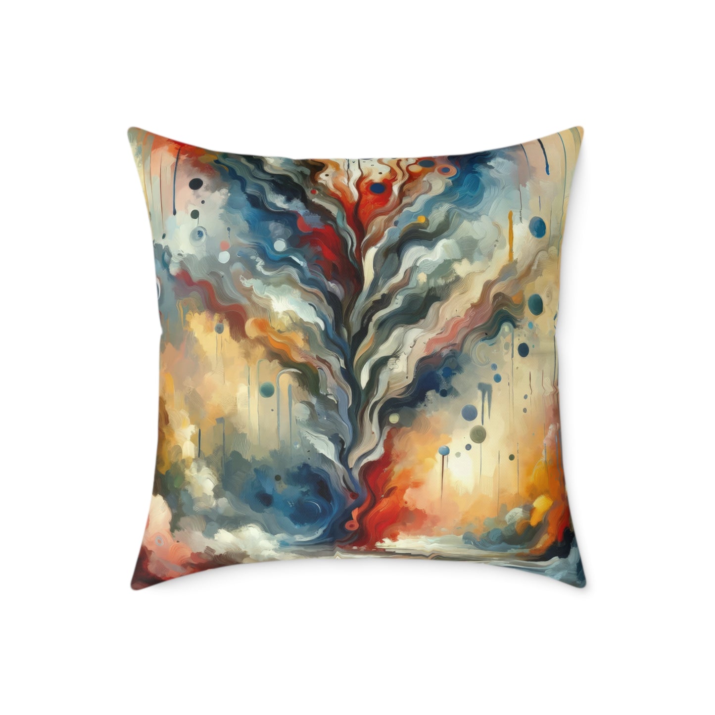 Abstract Forgiveness Offering Spun Polyester Pillow