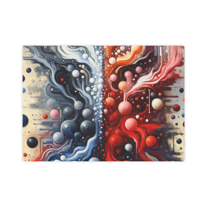 Symbiotic Exchange Abstract Canvas Photo Tile