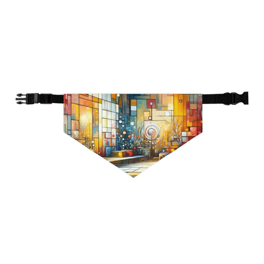 Reflective Habitation Art Pet Bandana Collar