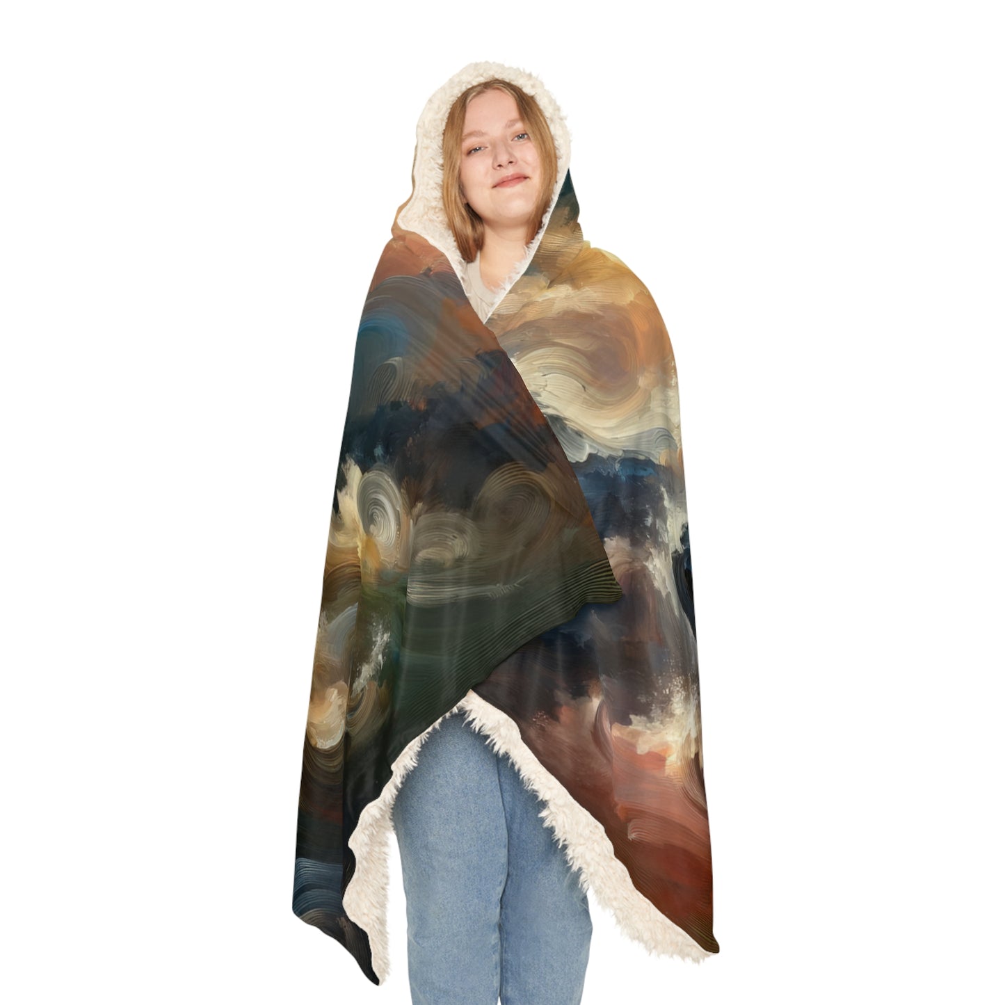 Tumultuous Sea Enlightenment Snuggle Blanket