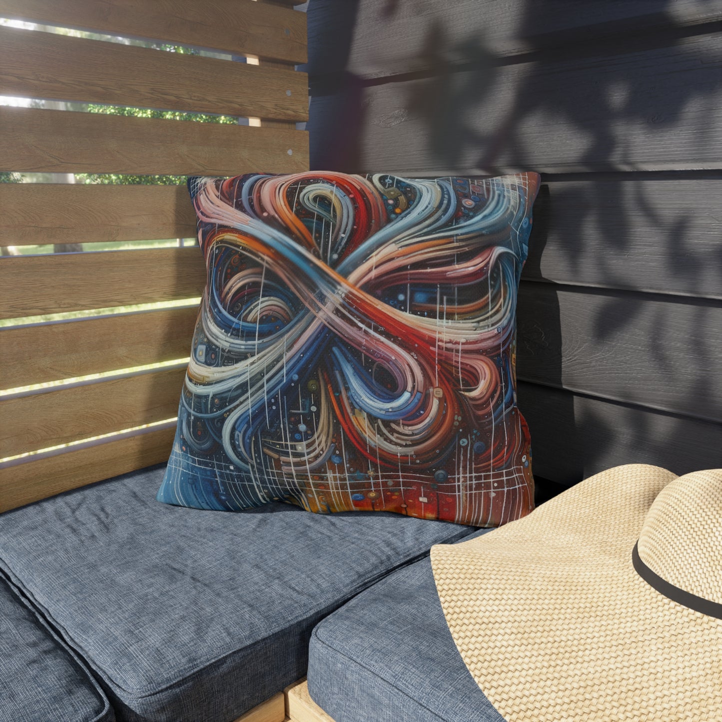 Humanity Tapestry Unification Outdoor Pillows