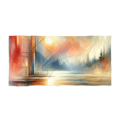 Simplicity Symphony Harmony Beach Towel