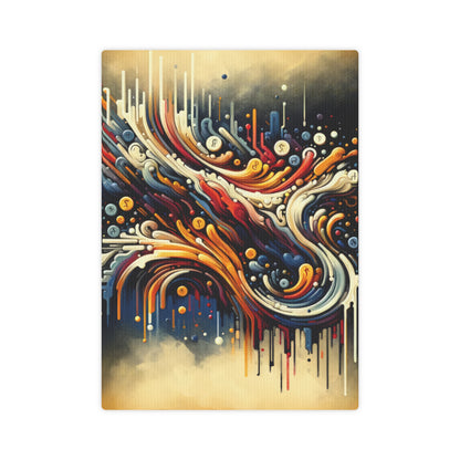 Abstract Financial Flux Canvas Photo Tile