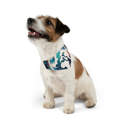 Heartbeats Synchronizing Peace Pet Bandana Collar