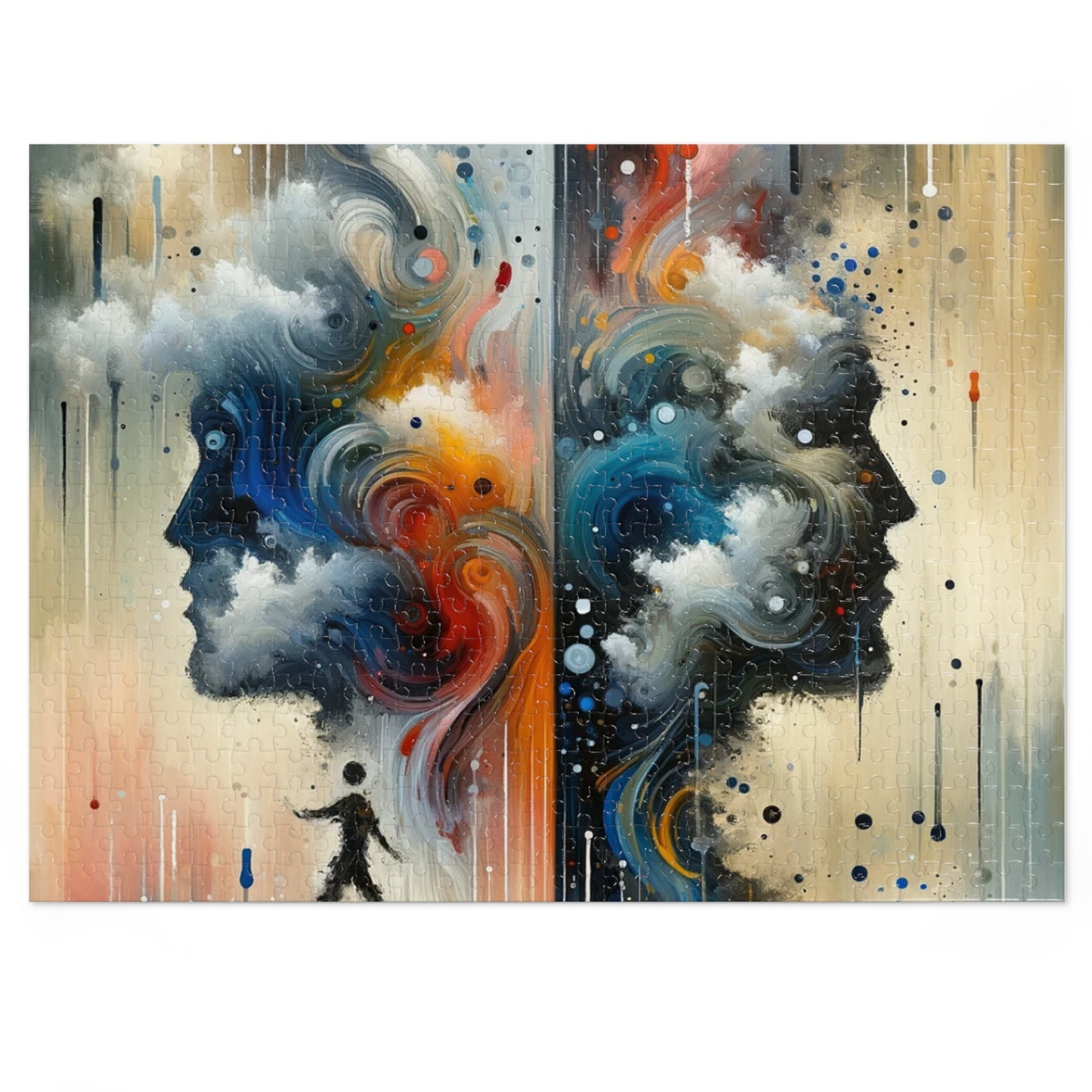 Connected Isolation Paradox Jigsaw Puzzle (30, 110, 252, 500,1000-Piece)