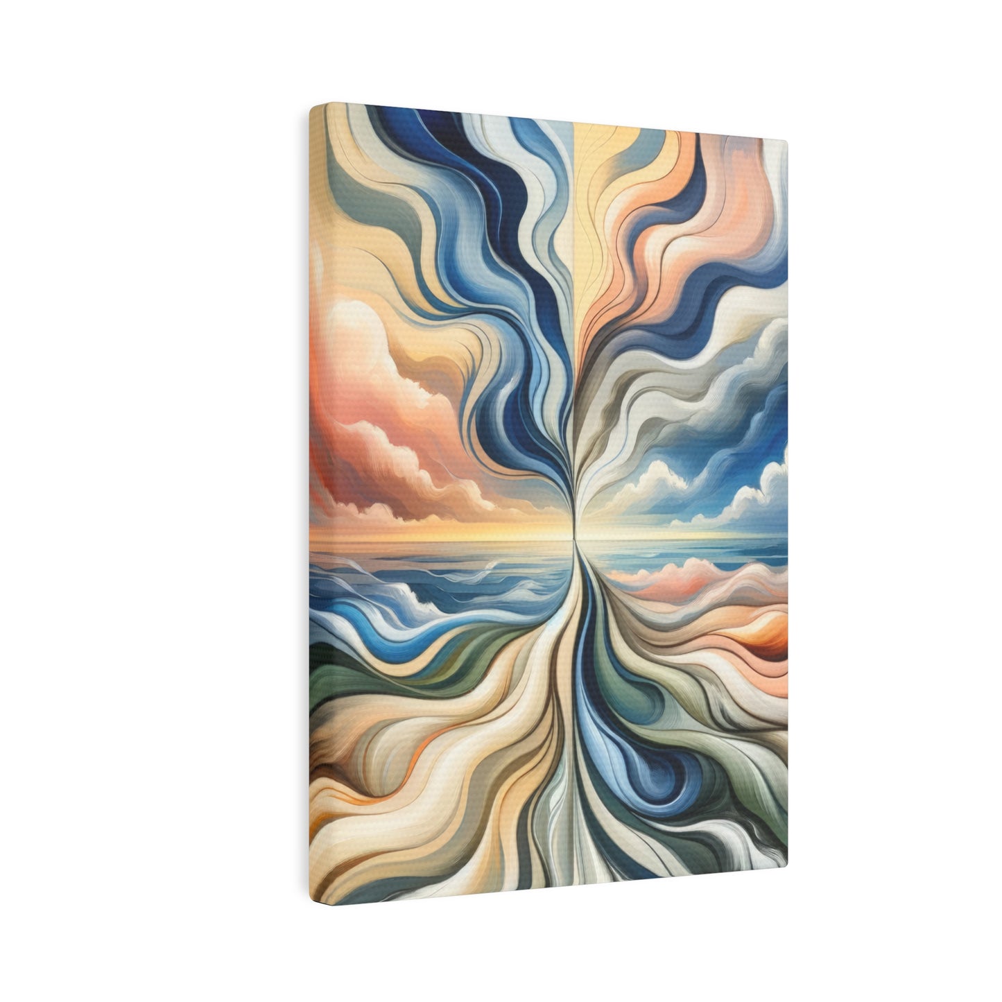 Tachism Confluence Harmony Canvas Photo Tile