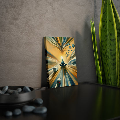 Meditative Commute Flow Canvas Photo Tile