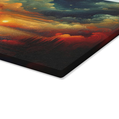 Twilight Velvet Transition Glass Cutting Board