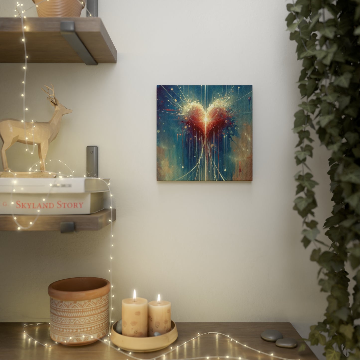 Transcendent Connection Beauty Canvas Photo Tile