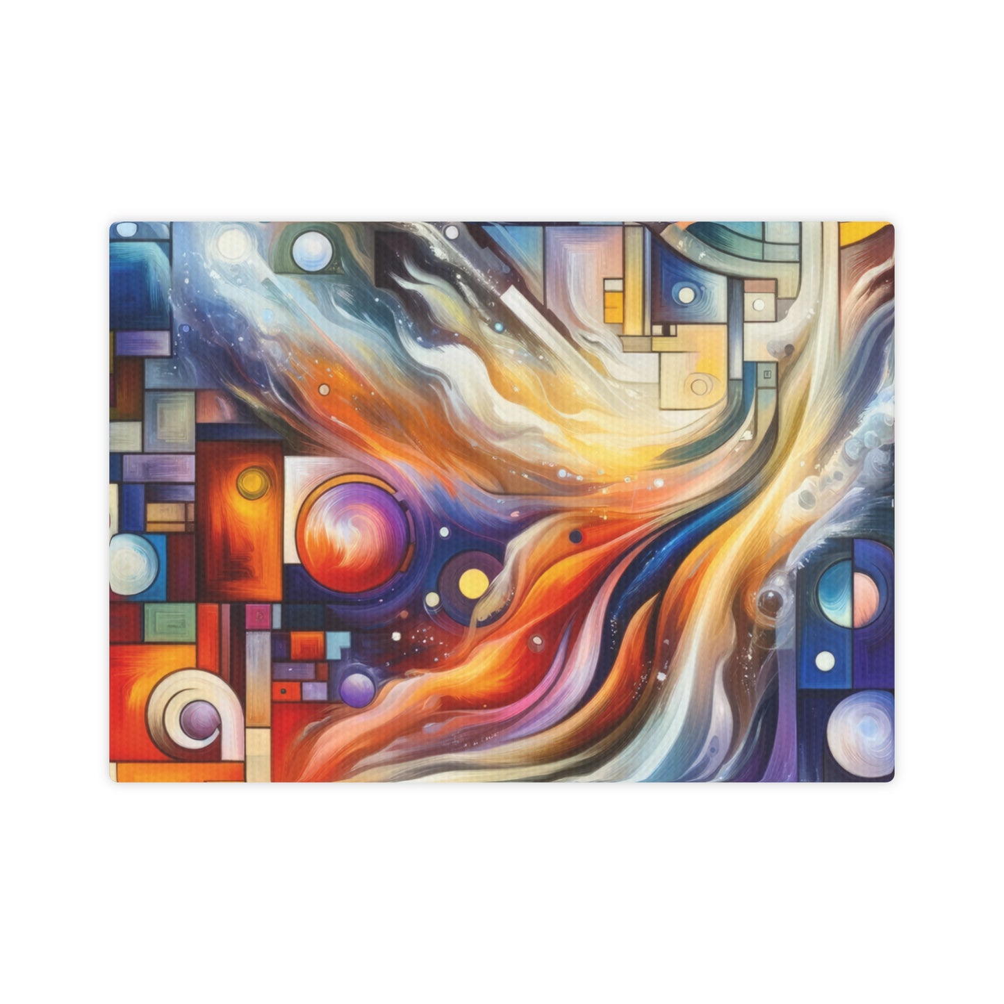 Cosmic Tachism Alchemy Canvas Photo Tile