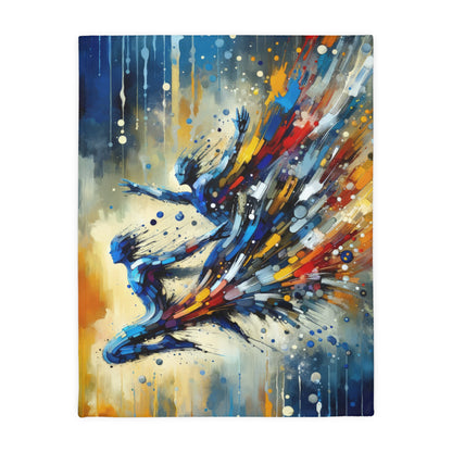 Empowering Mastery Cascade Velveteen Microfiber Blanket (Two-sided print)