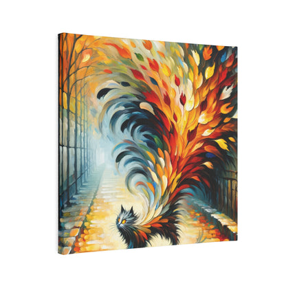 Autumn Whirlwind Escape Canvas Photo Tile