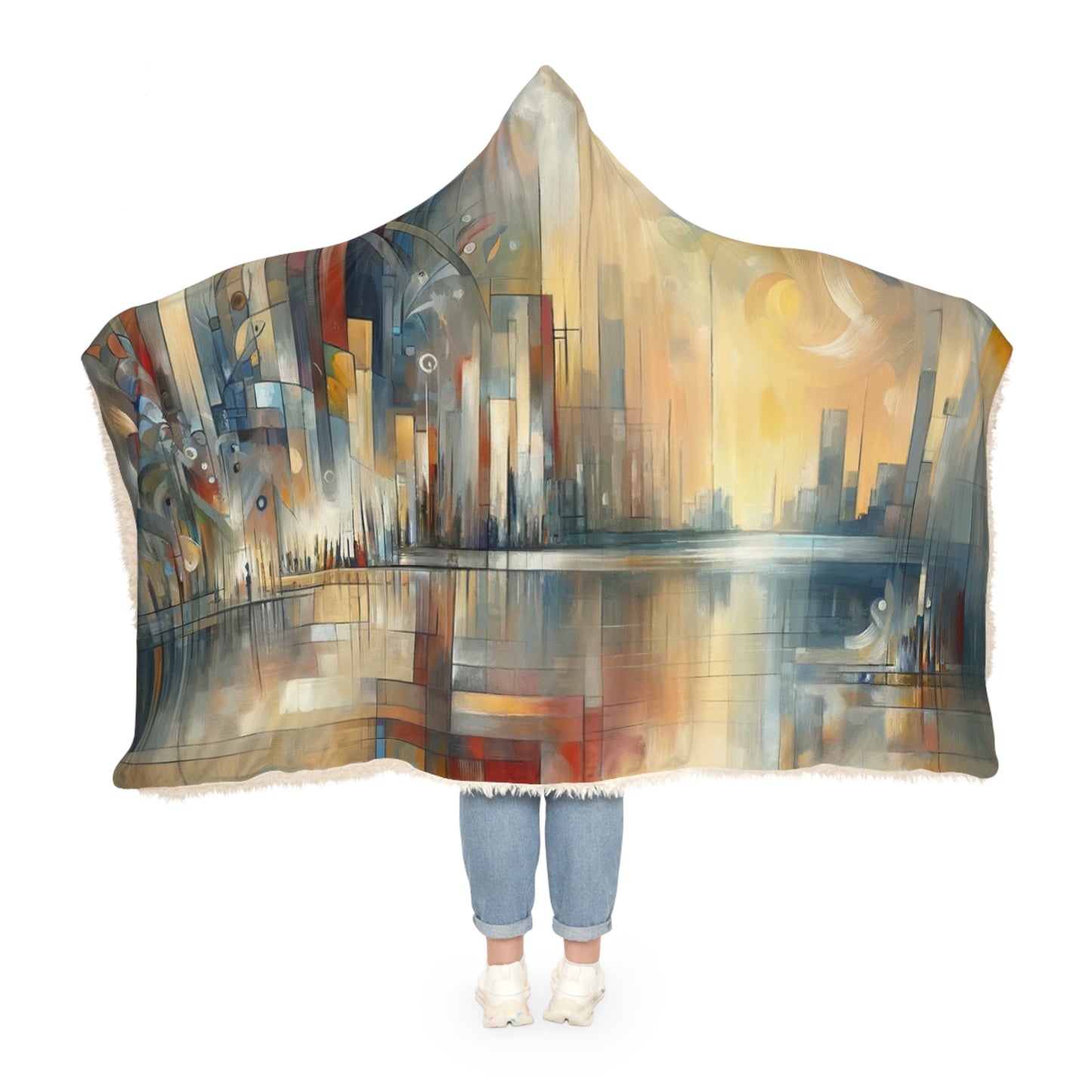 Abstract Buzzing Stillness Snuggle Blanket