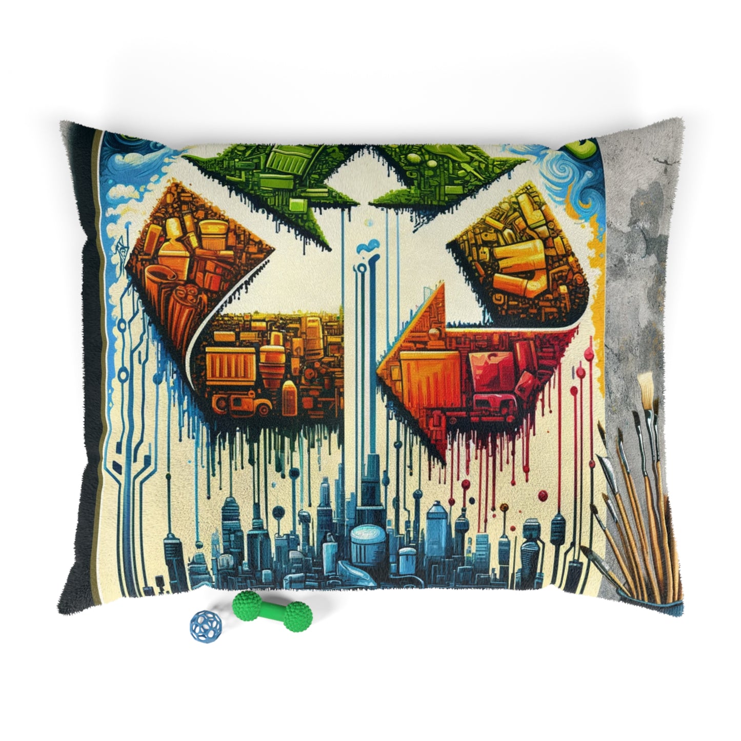 Upcycling Lifecycle Artistry Pet Bed