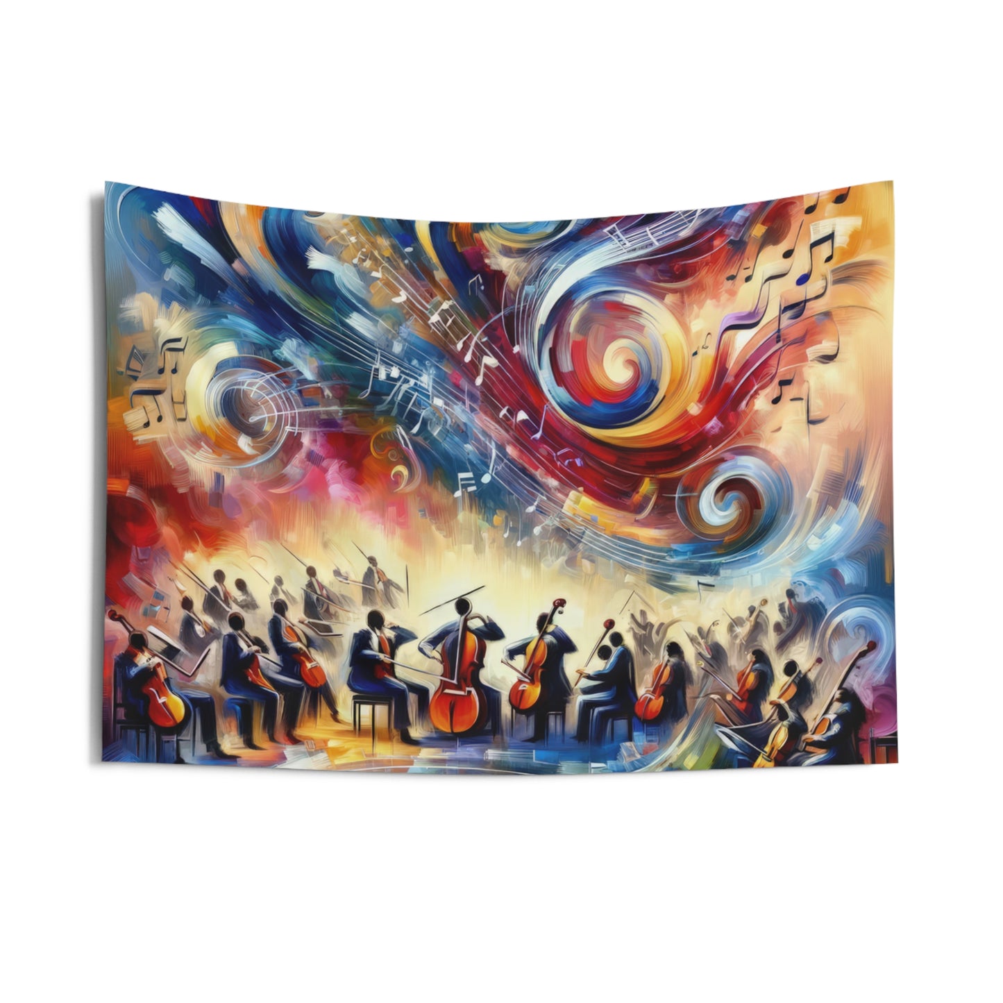 Vibrant Maestro Symphony Indoor Wall Tapestries