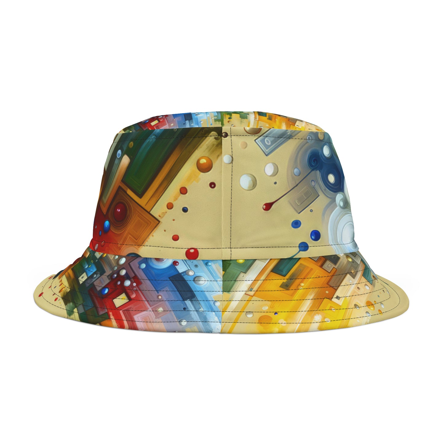 Connected Chromatic Tachism Bucket Hat (AOP)