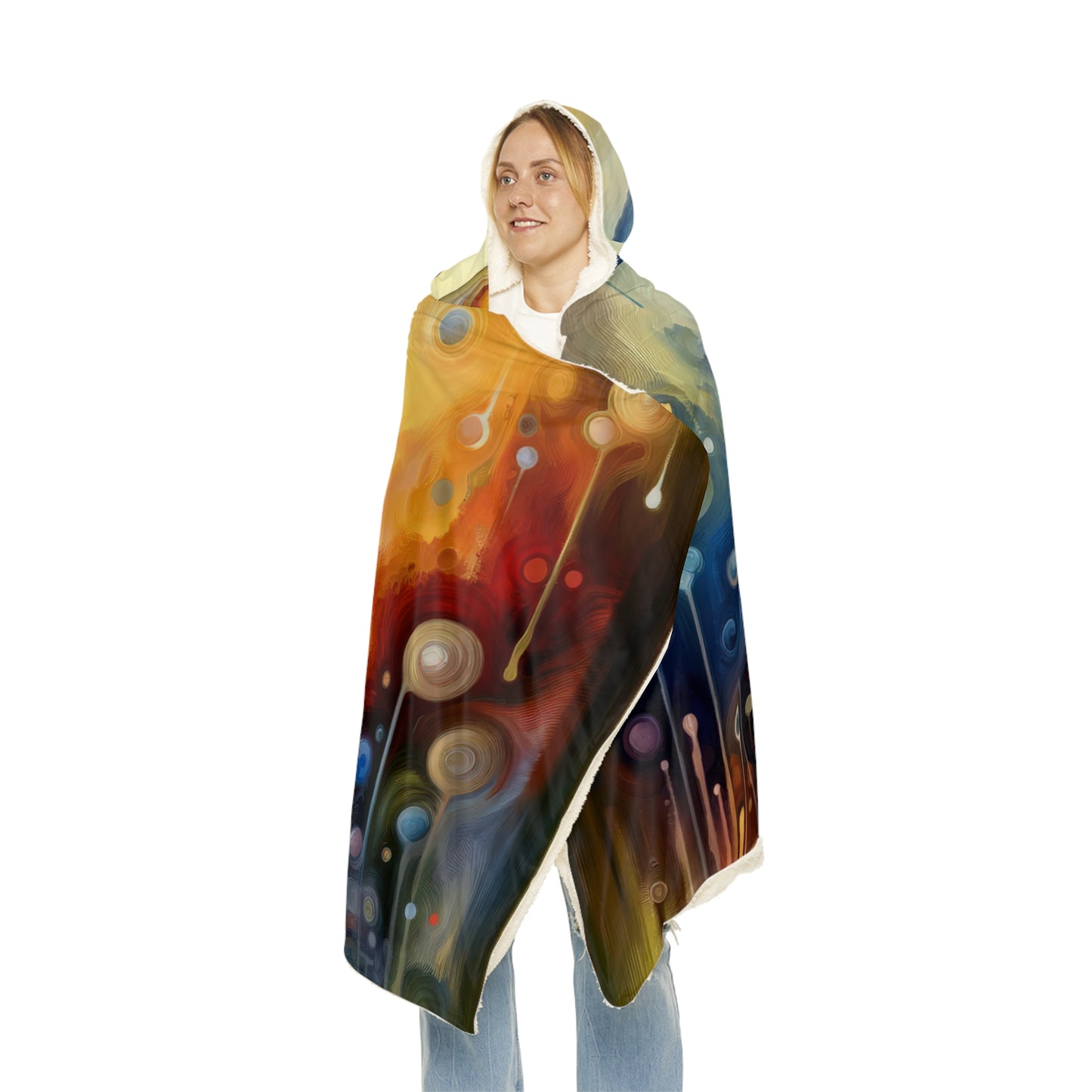 Reflective Oneness Healing Snuggle Blanket