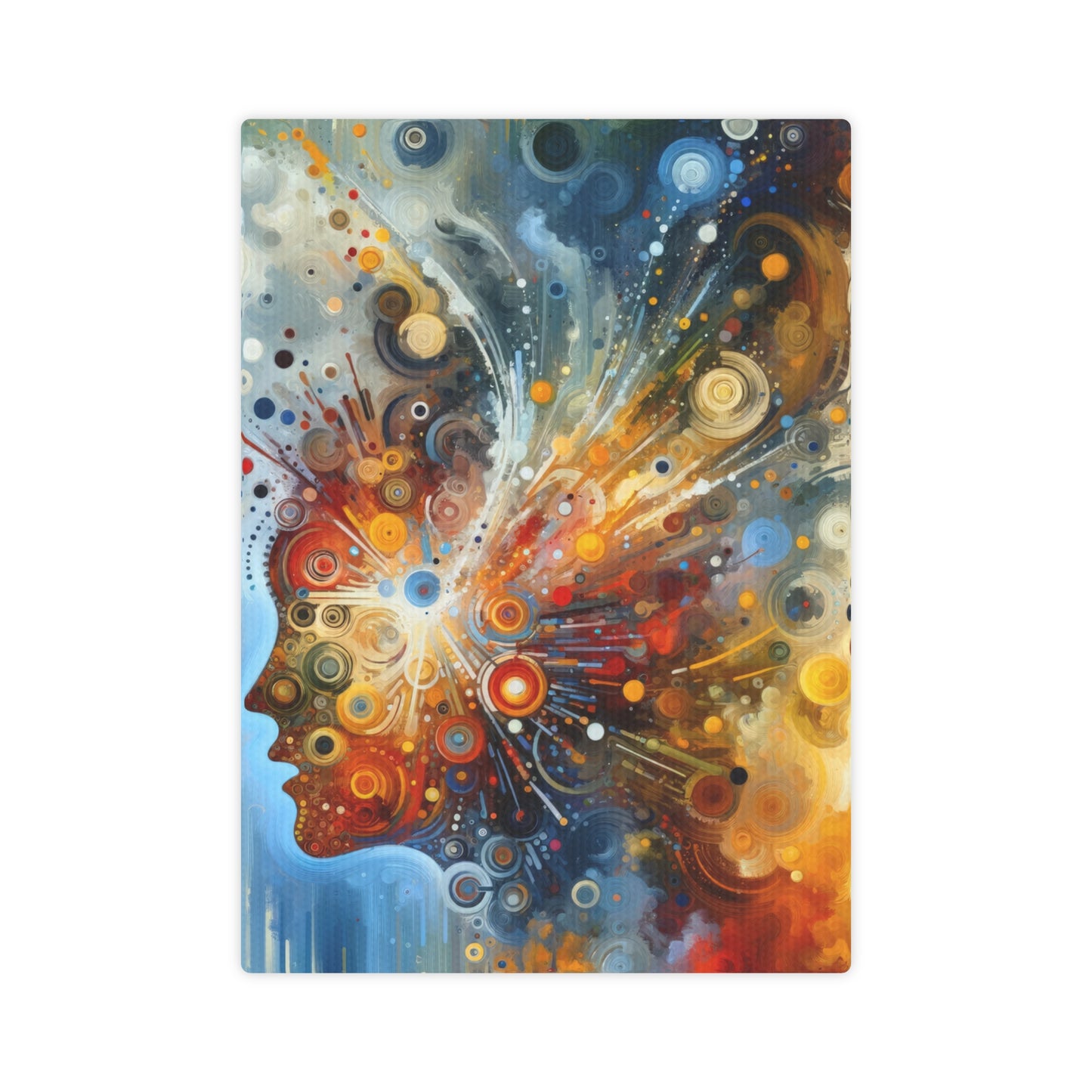 Desire Visualization Tachism Canvas Photo Tile