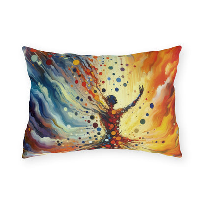 Vibrant Growth Symphony Outdoor Pillows
