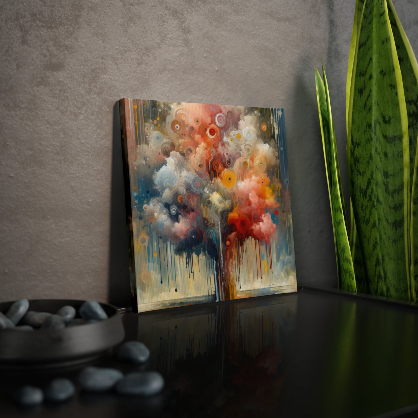 Abstract Beliefs Reflection Canvas Photo Tile