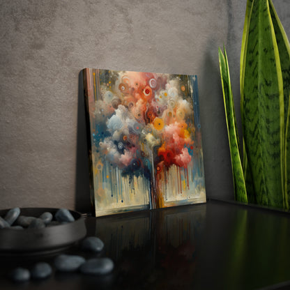Abstract Beliefs Reflection Canvas Photo Tile