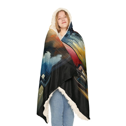 Tuning Essence Abstract Snuggle Blanket