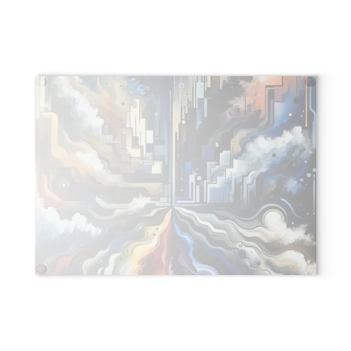 Digital Divide Navigation Glass Cutting Board