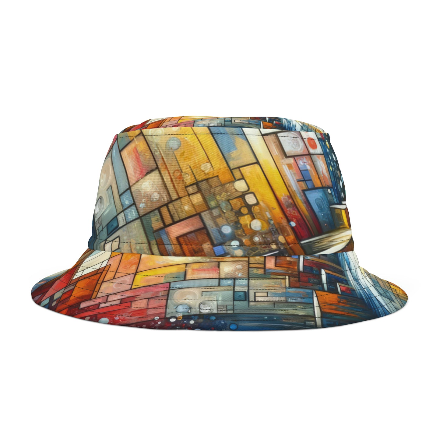 Reflective Habitation Art Bucket Hat (AOP)