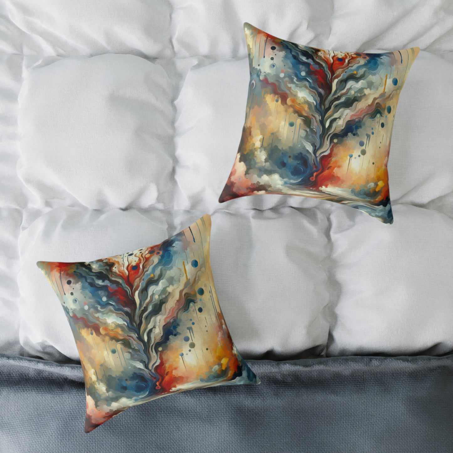 Abstract Forgiveness Offering Spun Polyester Pillow