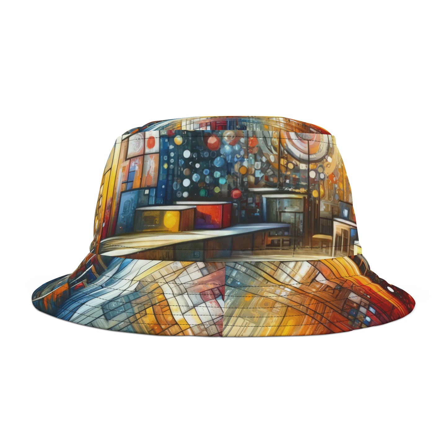 Reflective Habitation Art Bucket Hat (AOP)