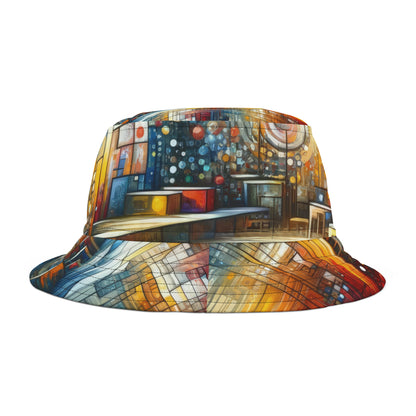 Reflective Habitation Art Bucket Hat (AOP)