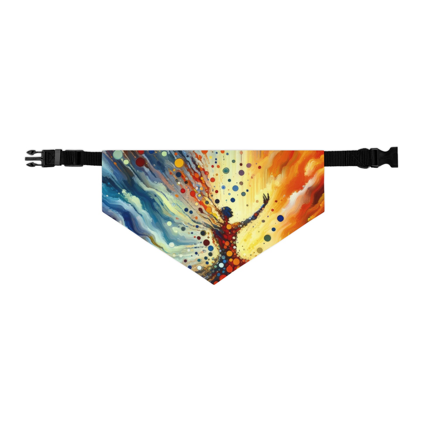 Vibrant Growth Symphony Pet Bandana Collar
