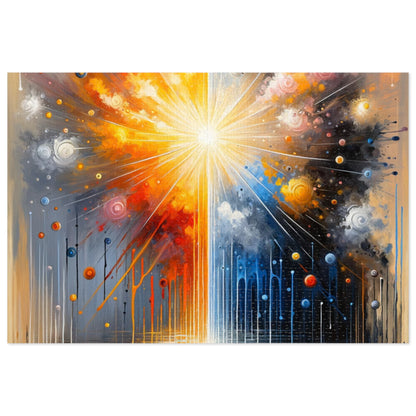 Luminous Abstract Tachism Jigsaw Puzzle (30, 110, 252, 500,1000-Piece)