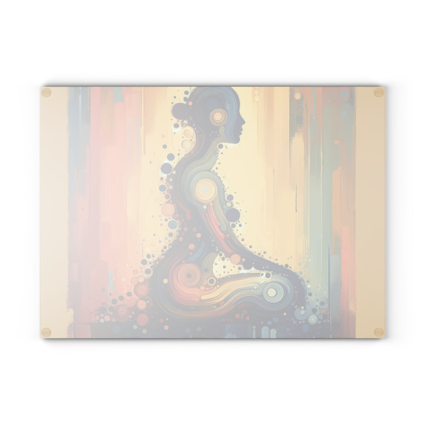 Patience Essence Tachism Glass Cutting Board