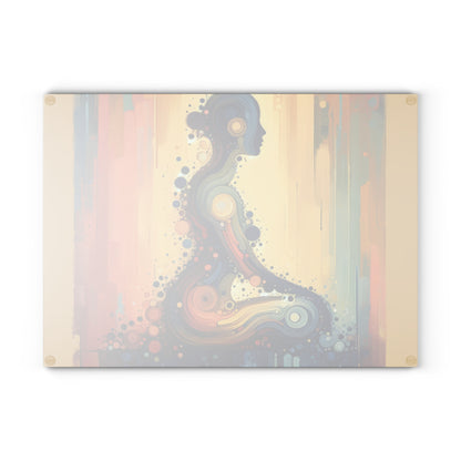 Patience Essence Tachism Glass Cutting Board