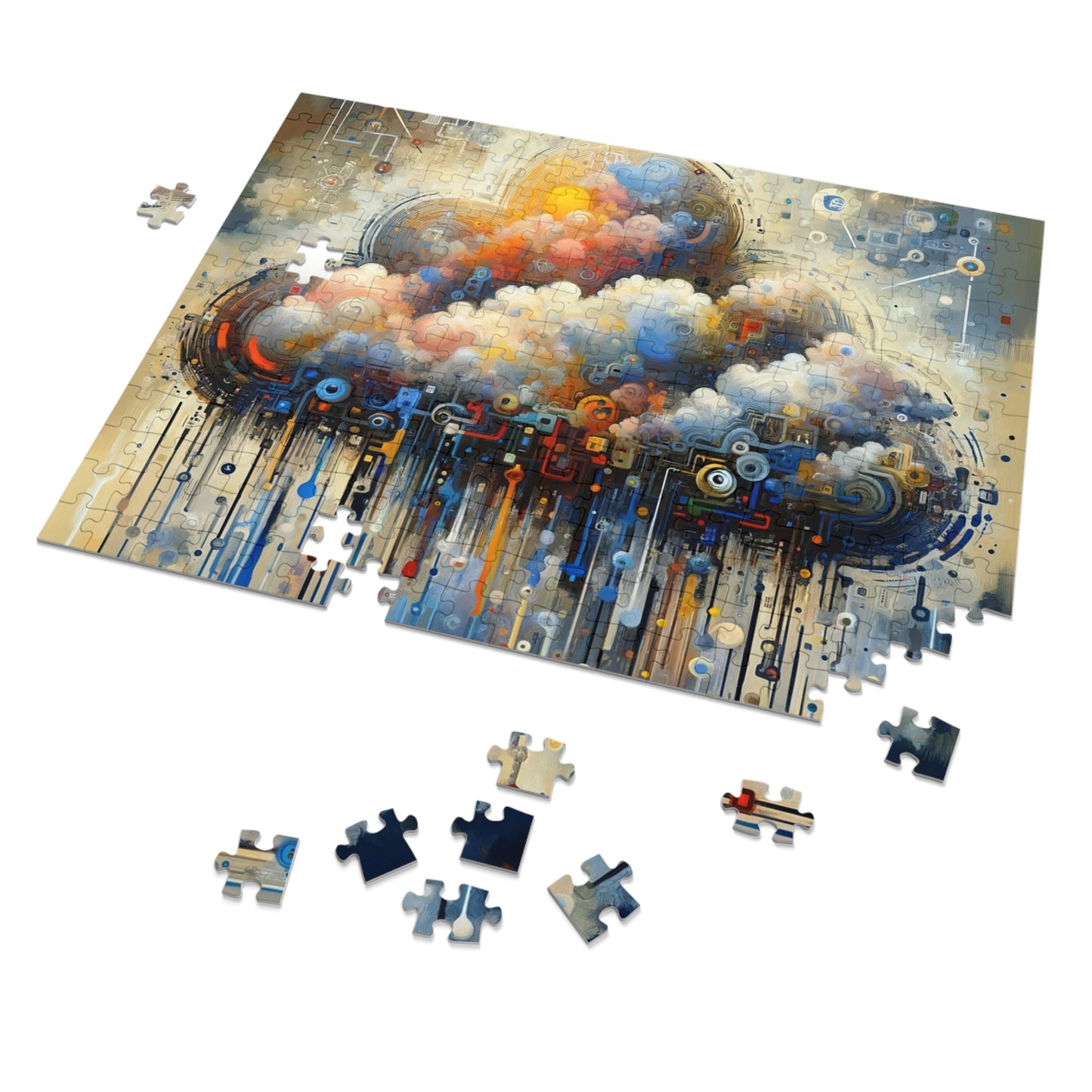 Cloud Community Crafting Jigsaw Puzzle (30, 110, 252, 500,1000-Piece)