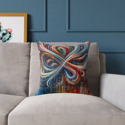Humanity Tapestry Unification Spun Polyester Pillow