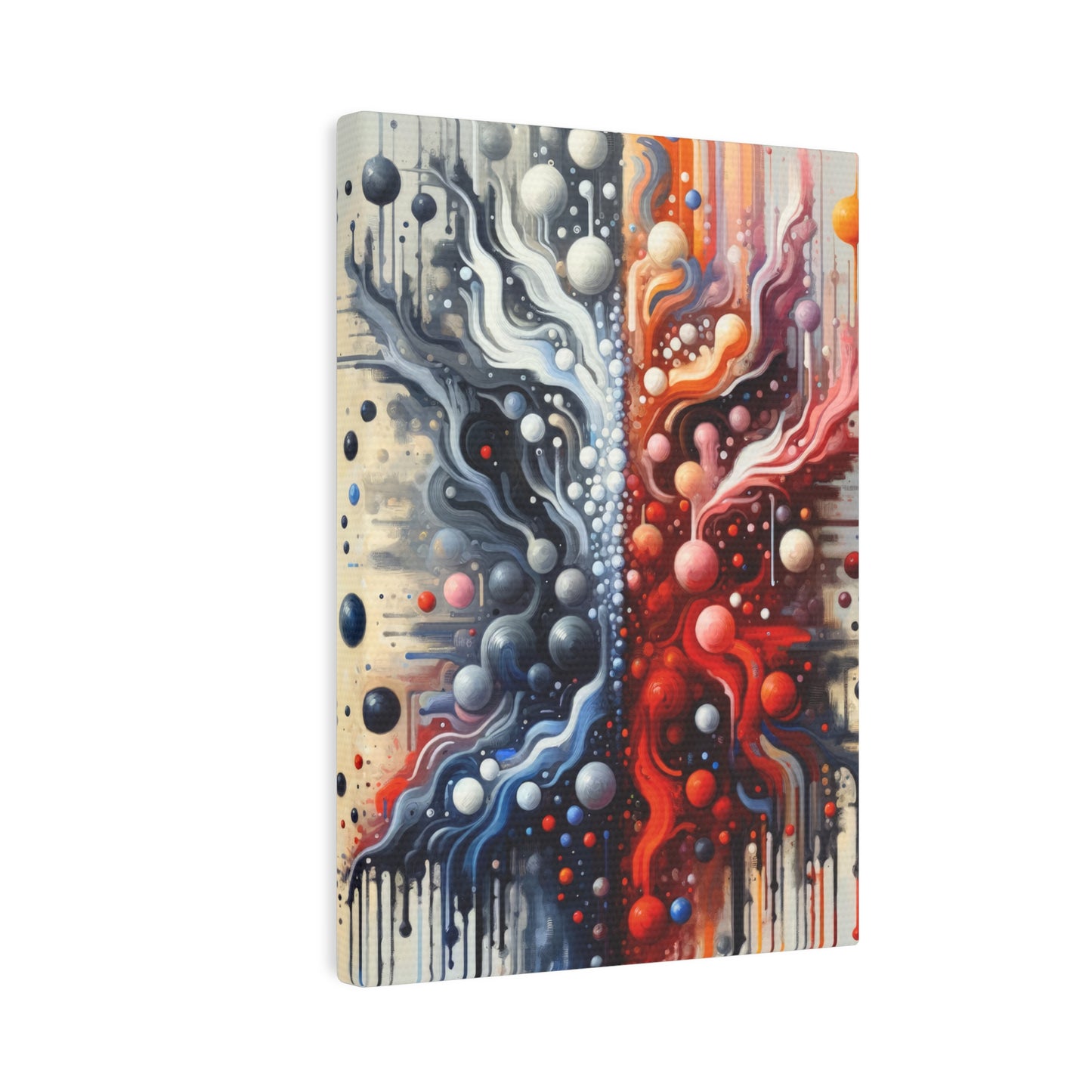 Symbiotic Exchange Abstract Canvas Photo Tile