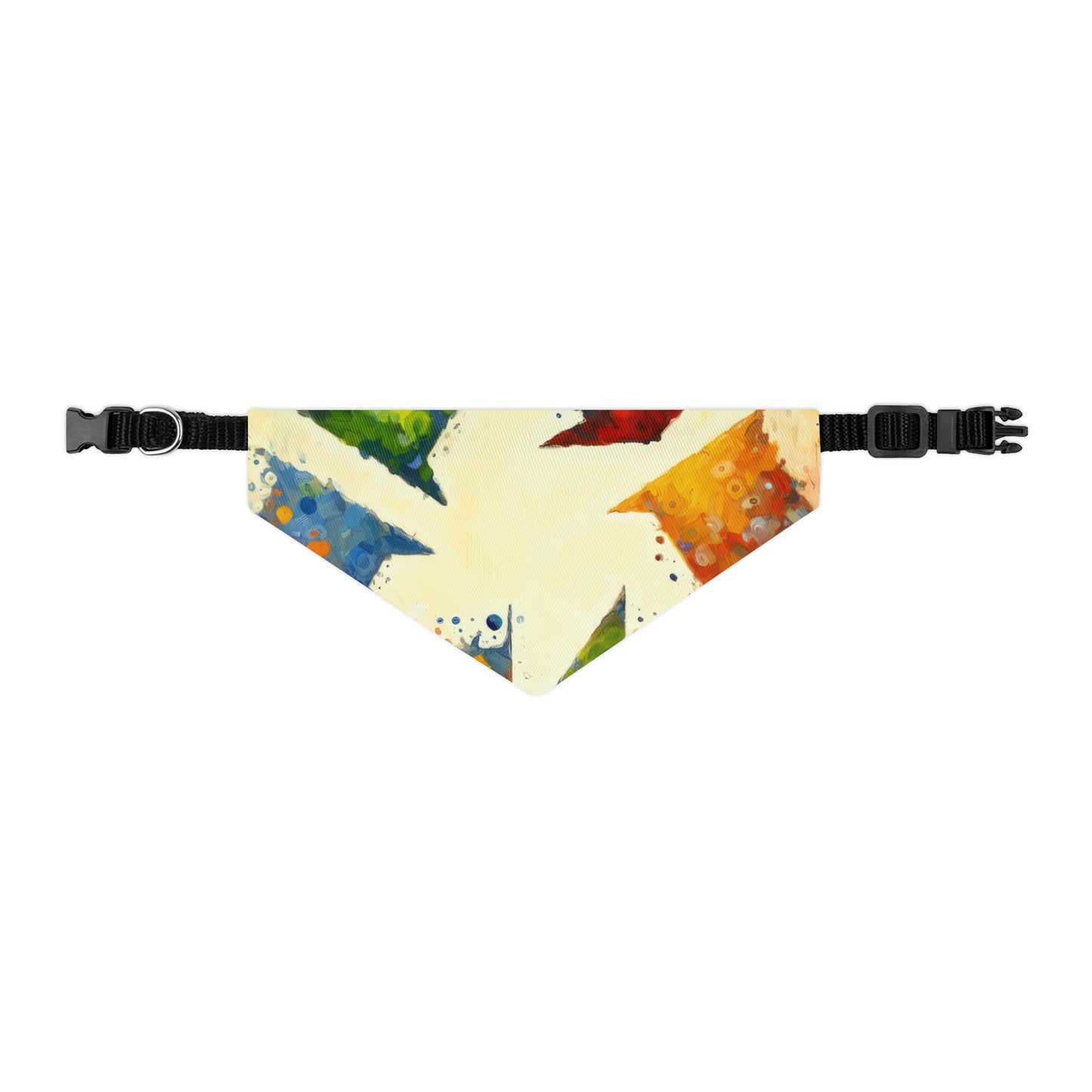Sustainable Transformation Tachism Pet Bandana Collar