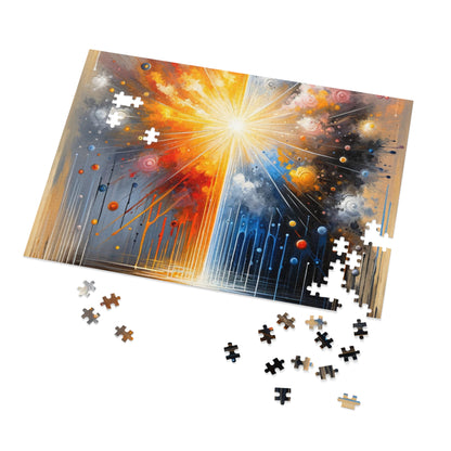 Luminous Abstract Tachism Jigsaw Puzzle (30, 110, 252, 500,1000-Piece)